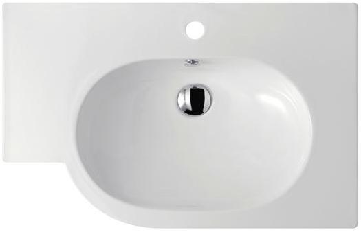 5237 Подвесная раковина настенная овальная Galassia M2 белая - Вид №1