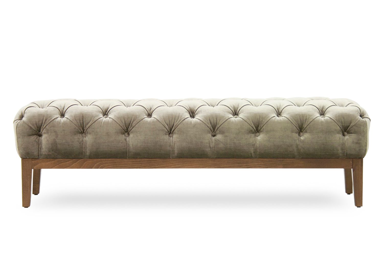 Бархатная мягкая скамейка CREARTE COLLECTIONS Capiton Contemporain ARCH-00028588 - Вид №1