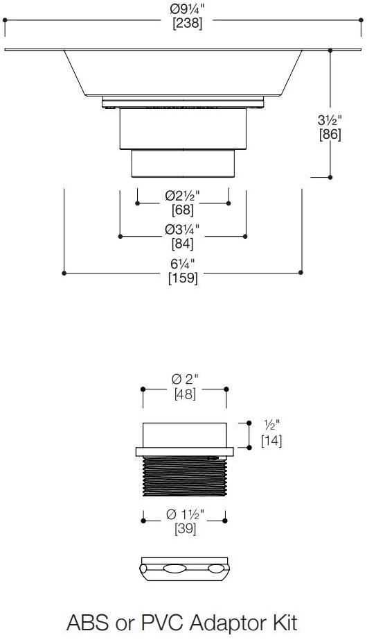 Blu Bathworks® Чугунный островной слив  Btwasteci.rn  - Вид №2