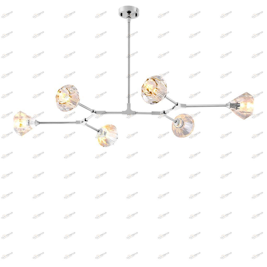 Люстра Salasco от Eichholtz серебро 111043 EICHHOLTZ ДИЗАЙНЕРСКИЕ, EICHHOLTZ 061625 Серебро 