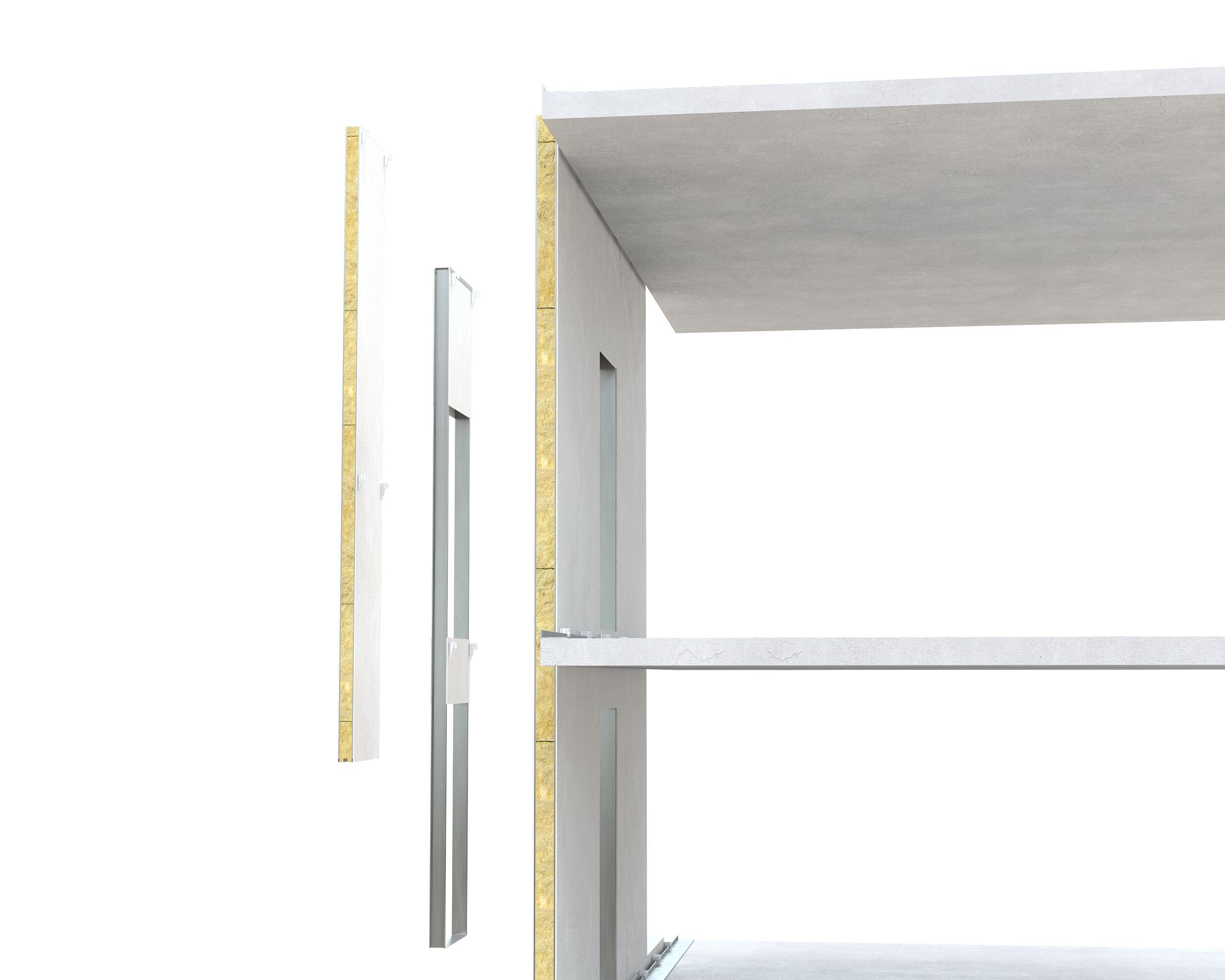 Наружная стена с сухим заполнением Jendy Joss Building модуль JJ ARCH-00111783 - Вид №4