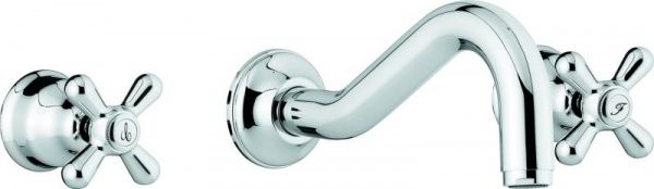 12055OR Настенный смеситель Deco Classic для кухни, цвет золото EMMEVI Decò classic