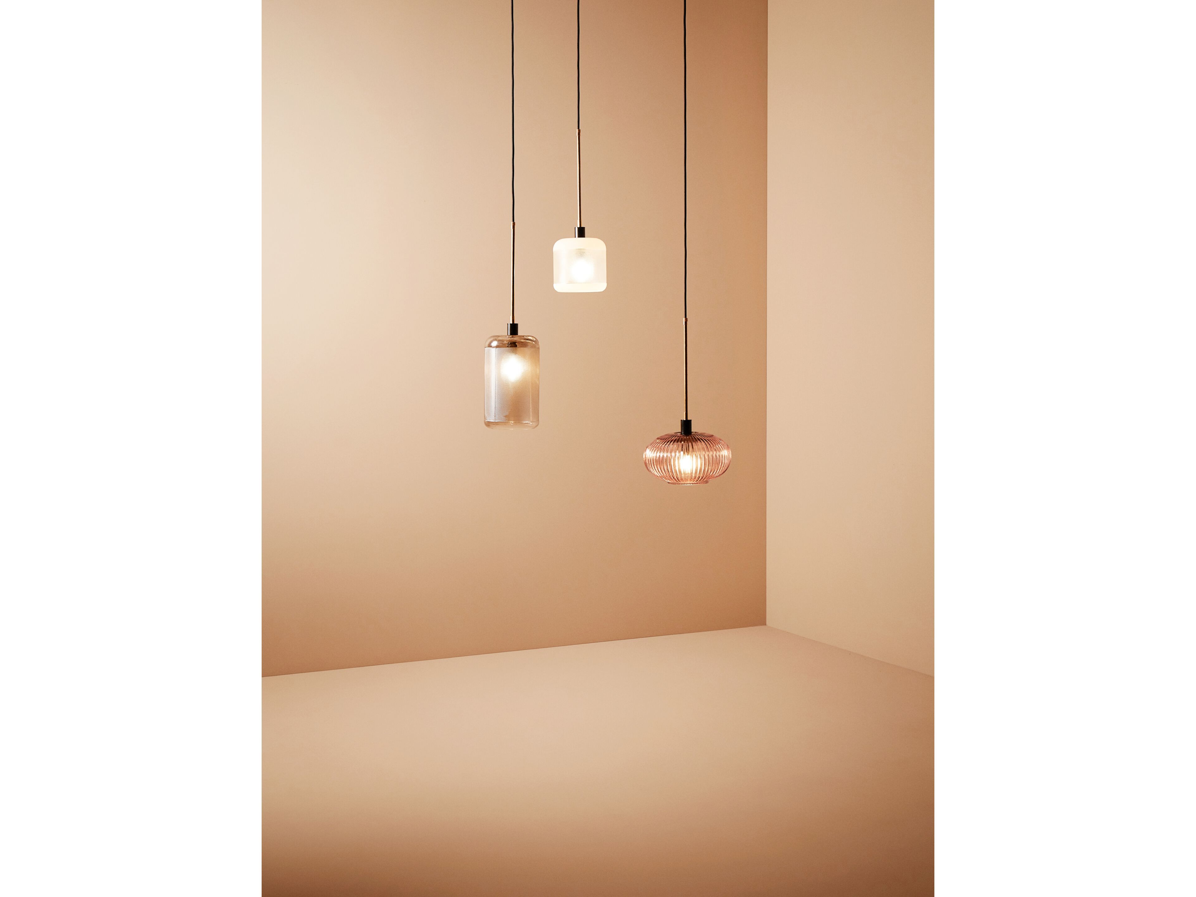 Стеклянный светодиодный подвесной светильник Renzo Serafini свет внутри ARCH-00017793