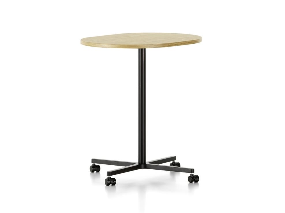 Круглый журнальный столик с колесами VITRA мягкая работа ARCH-00090348