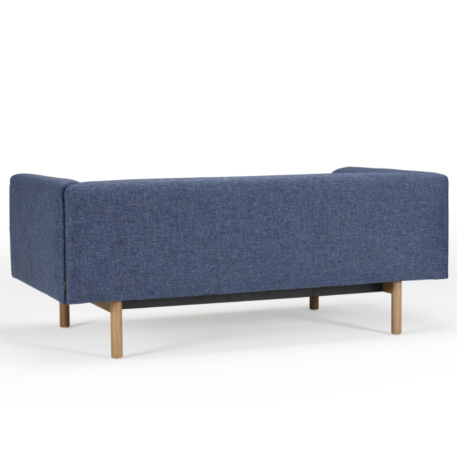 Диван-софа двухместный с мягкими подлокотниками Ebeltoft, лакированный дуб, светло-голубой Kragelund 21002202245 - Вид №4