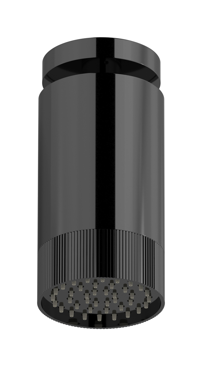 Верхний душ с Потолочный кронштейн WE ARE IB vn085ss_2 Black Chrome Spot