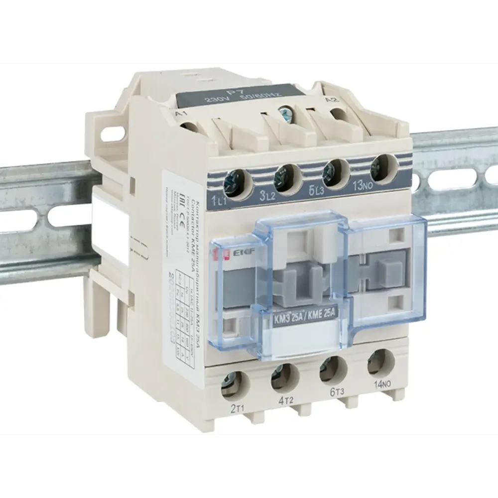 Контактор EKF КМЭ 1NO 25 А 220 В STLM-2209665 - Вид №4
