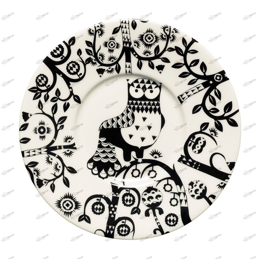 Блюдце Taika 15 см, черное iittala 1012508