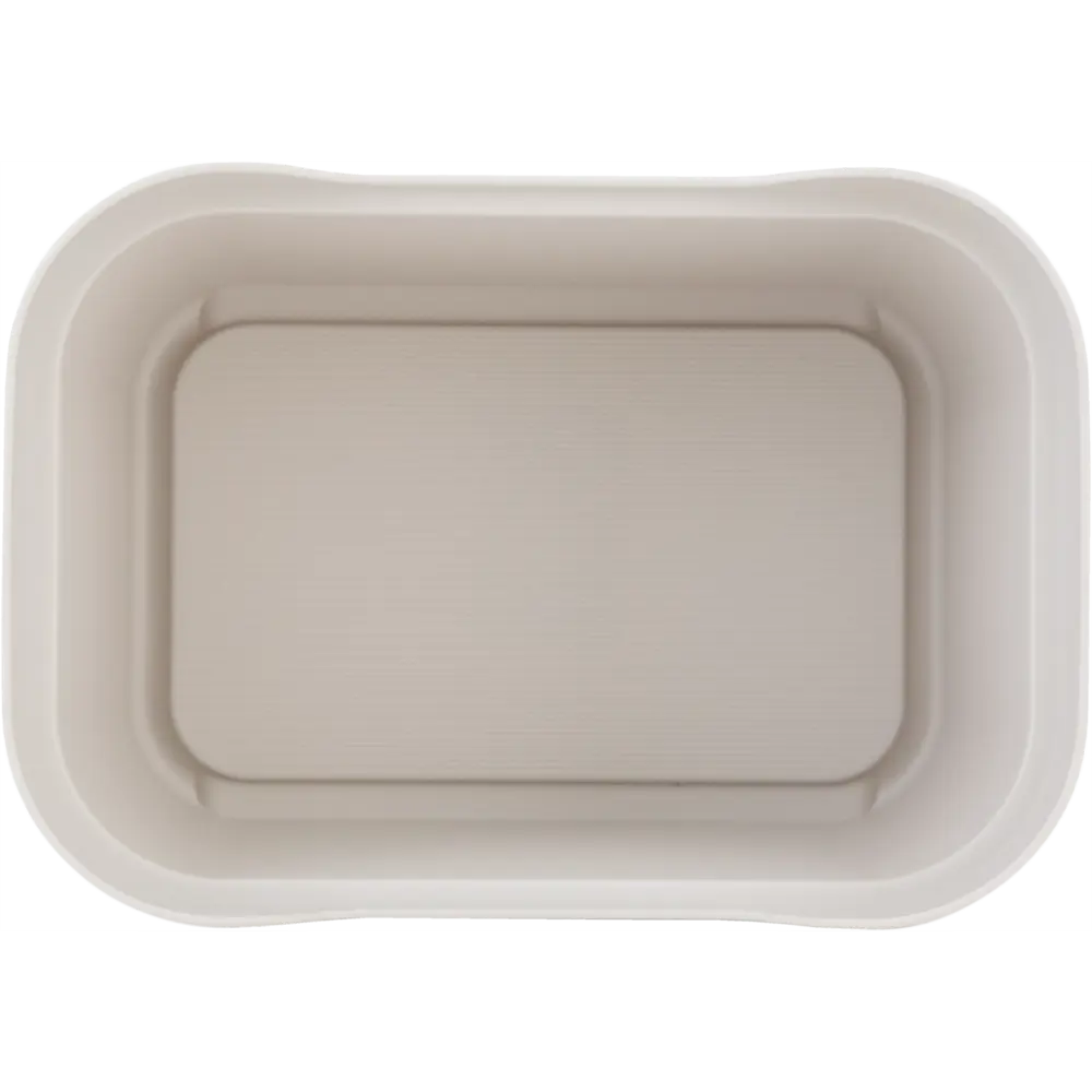 Ящик Luxe с крышкой 19x13x11 см 1.9 л пластик цвет бежевый БЫТПЛАСТ STLM-2041235 - Вид №2