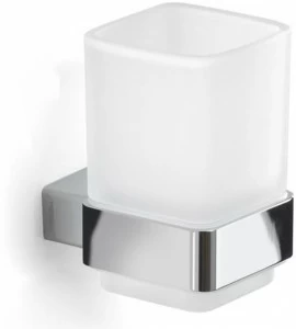 GEDY Настенный держатель зубных щеток из матового стекла Lounge 5410