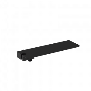 00070012 PREMIUM Держатель для душевой лейки с полкой Черный GRB MIXERS