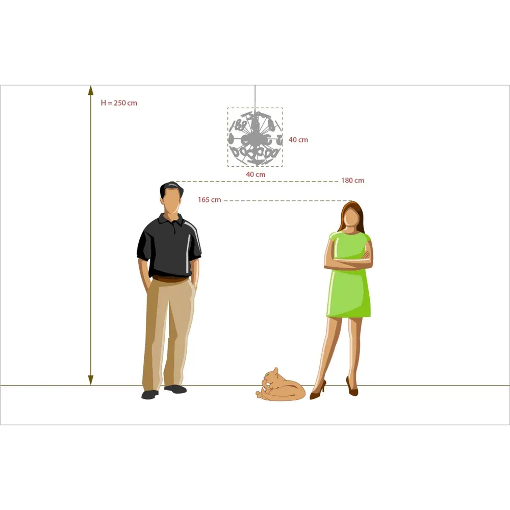 Люстра Улыбка 5xE14х40 Вт, металл/пластик, цвет мультиколор MW-Light STLM-2156879 - Вид №5