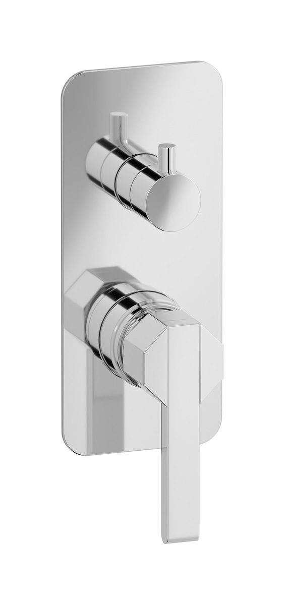 Внешние части встроенного в стену смесителя на 3 потребителя WE ARE IB bl312cc Chrome Belmondo 