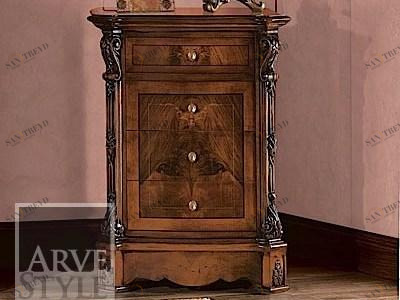 Arvestyle Прикроватная тумбочка из массива дерева с ящиками Achille Cn-0890