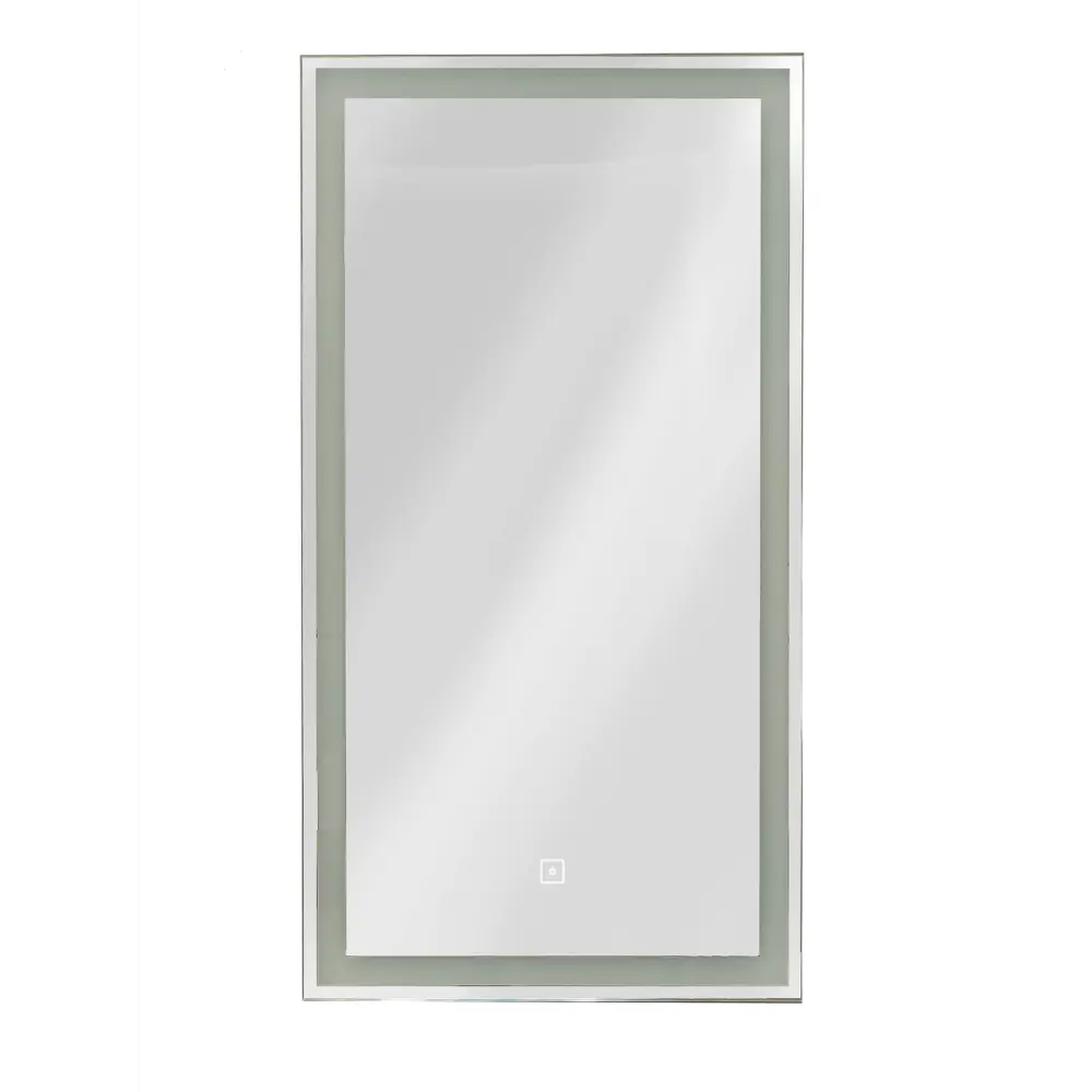 Шкаф зеркальный подвесной Montero Black LED с подсветкой 35x65 см цвет черный 89180063 STLM-2157365 Santreyd - Вид №1