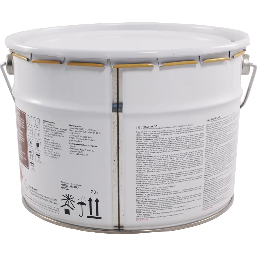 Tikkurila Valtti Log: Антисептик для защиты деревянных фасадов с колеровкой 82115533 STLM-0019439 - Вид №1