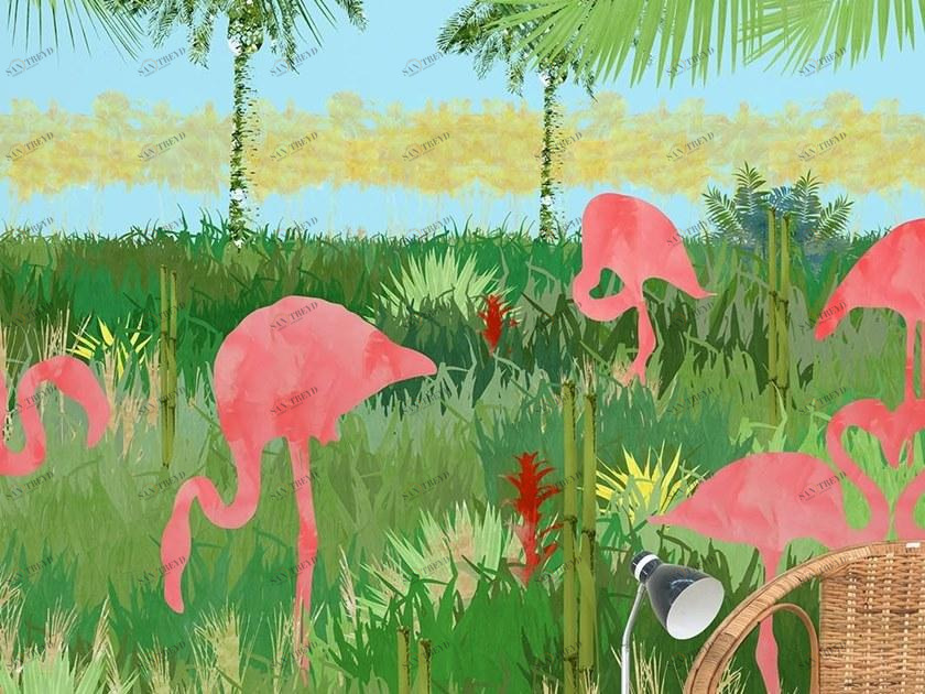 Wallpepper Group Тропические моющиеся обои Online selection sun-id-1432712