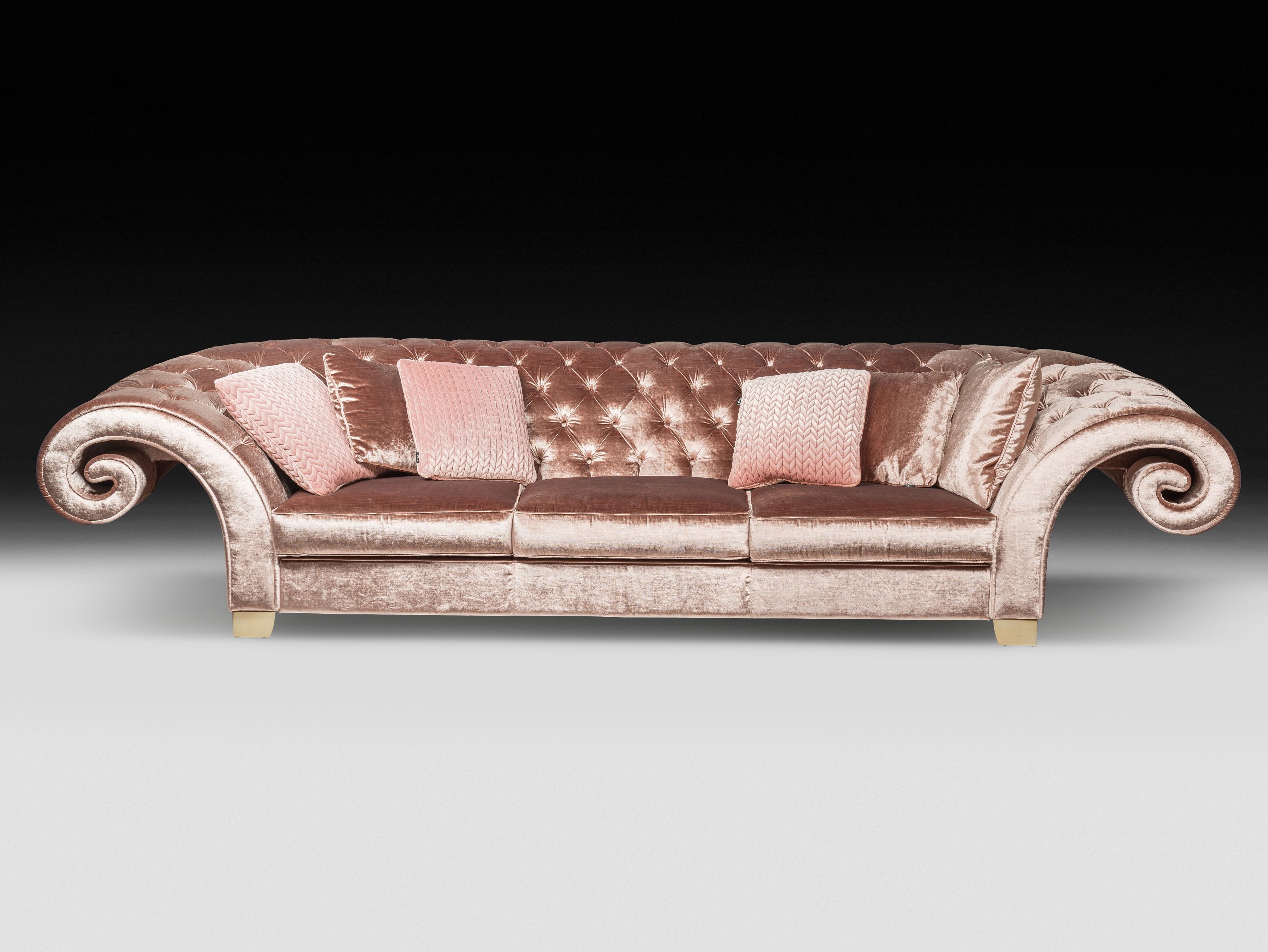 Бархатный диван в стиле Людовика XIV Vgnewtrend New Versailles ARCH-00127956 - Вид №1