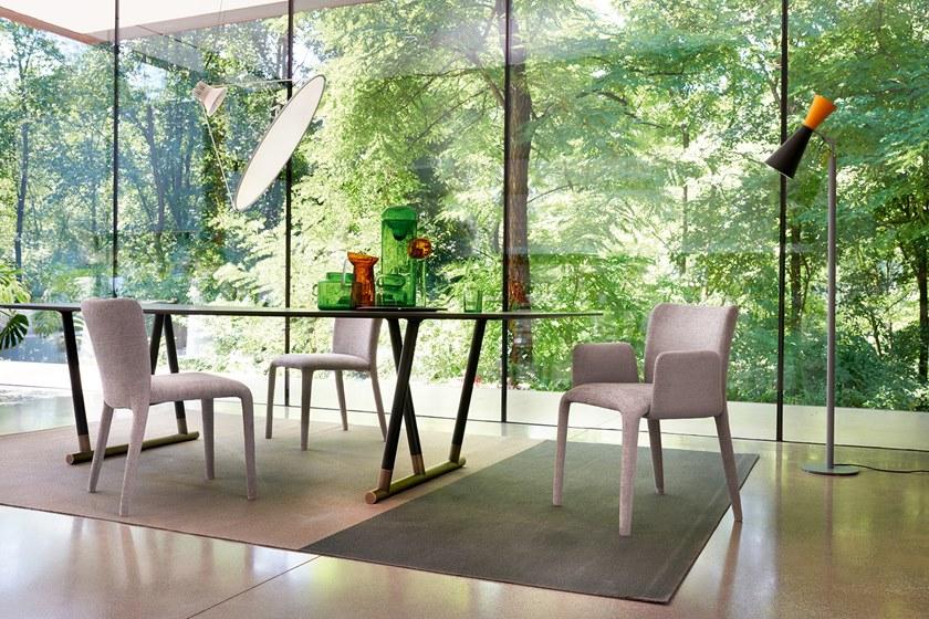 Potocco Прямоугольный стол из керамогранита Pipe 885/tr - Вид №2