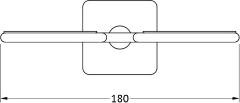 AVA 007 Держатель 2-х стаканов/дозаторов жидкого мыла ELLUX Avantgarde - Вид №1