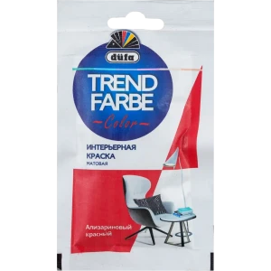Краска для стен и потолков Trend Farbe цвет Ализариновый красный 50 мл