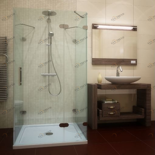 Душевая кабина 85x85 GK-004A стекло прозрачное GUTEWETTER LUX SQUARE 85X85GK004A