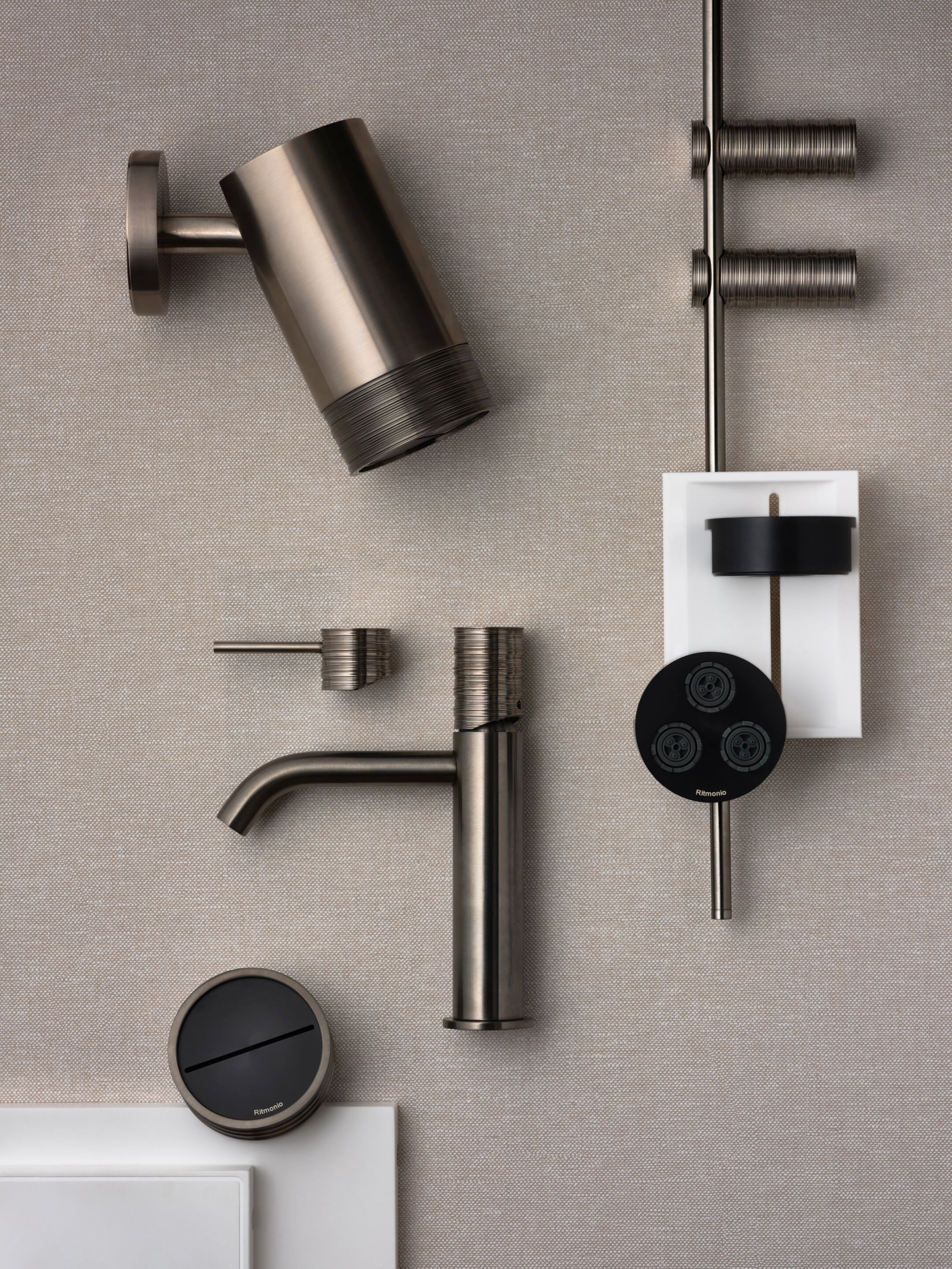 Однорычажный смеситель для раковины Ritmonio диаметр 35 отпечатков пальцев ARCH-00052501 - Вид №11