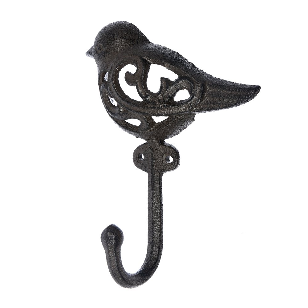 Крючок настенный черный 15 см "Синица" BLUMEN HAUS ПТИЦЫ 00-3971617 Черный  - Вид №3