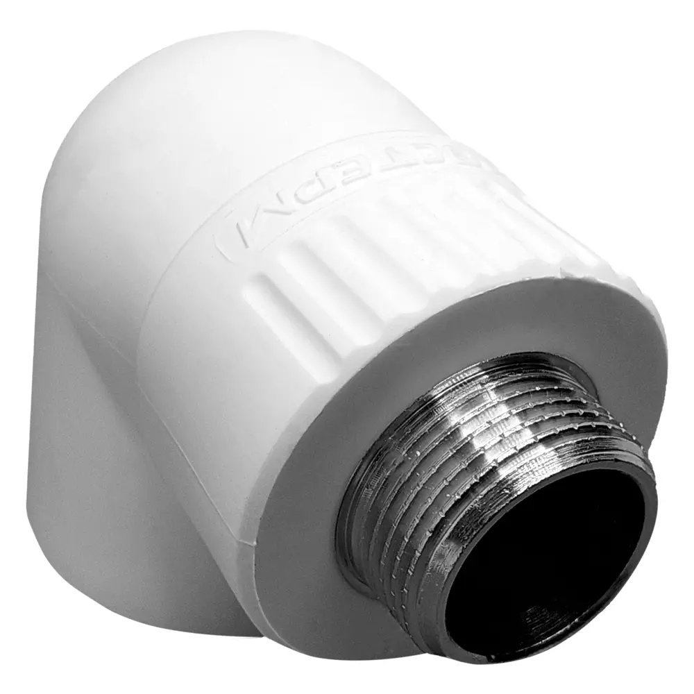 Угол комбинированный 90° Ростерм 3/4"x20 мм НР полипропилен STLM-2207409 - Вид №1