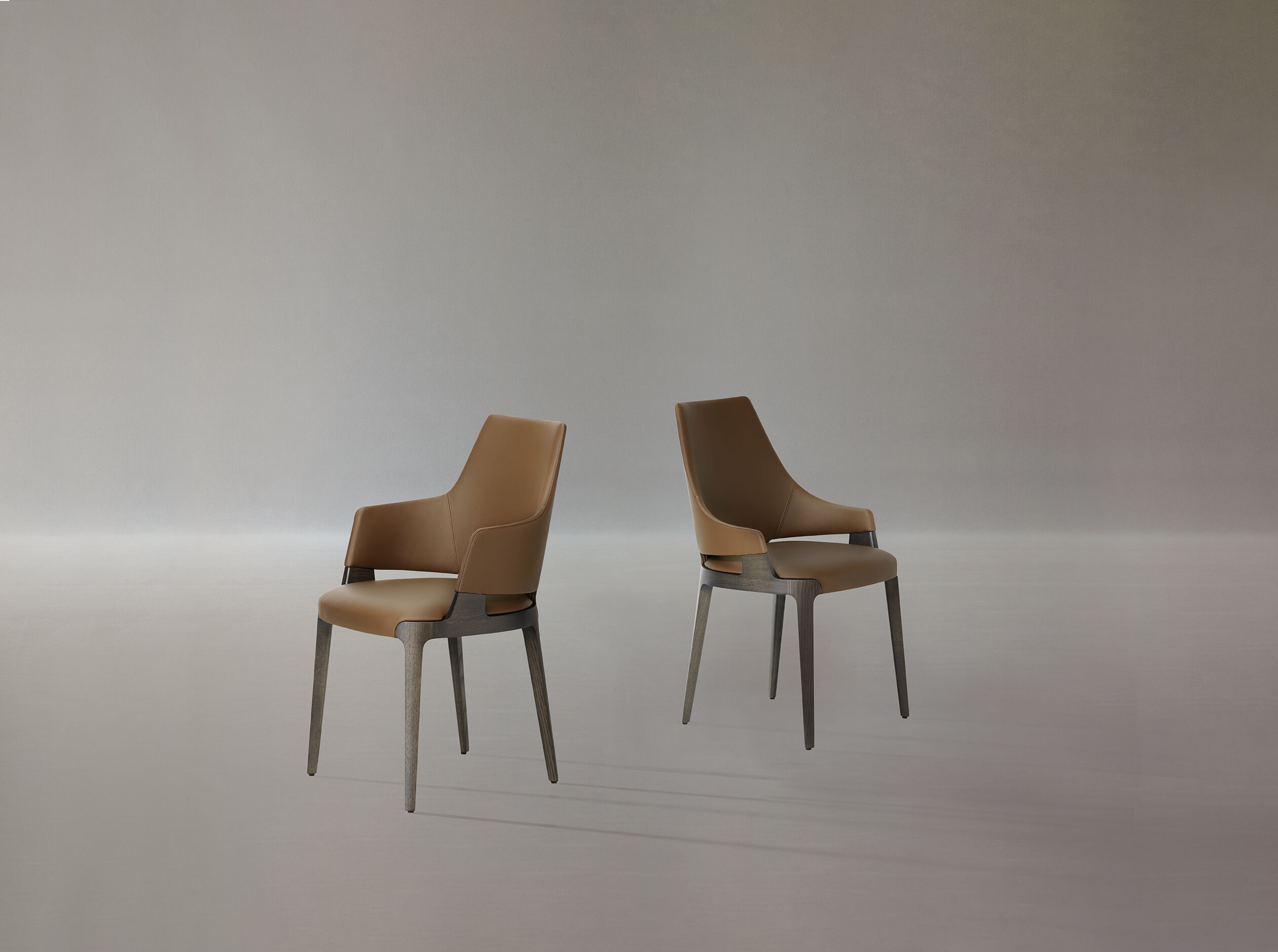 Мягкое кожаное кресло с подлокотниками Potocco ARCH-00115129 - Вид №1