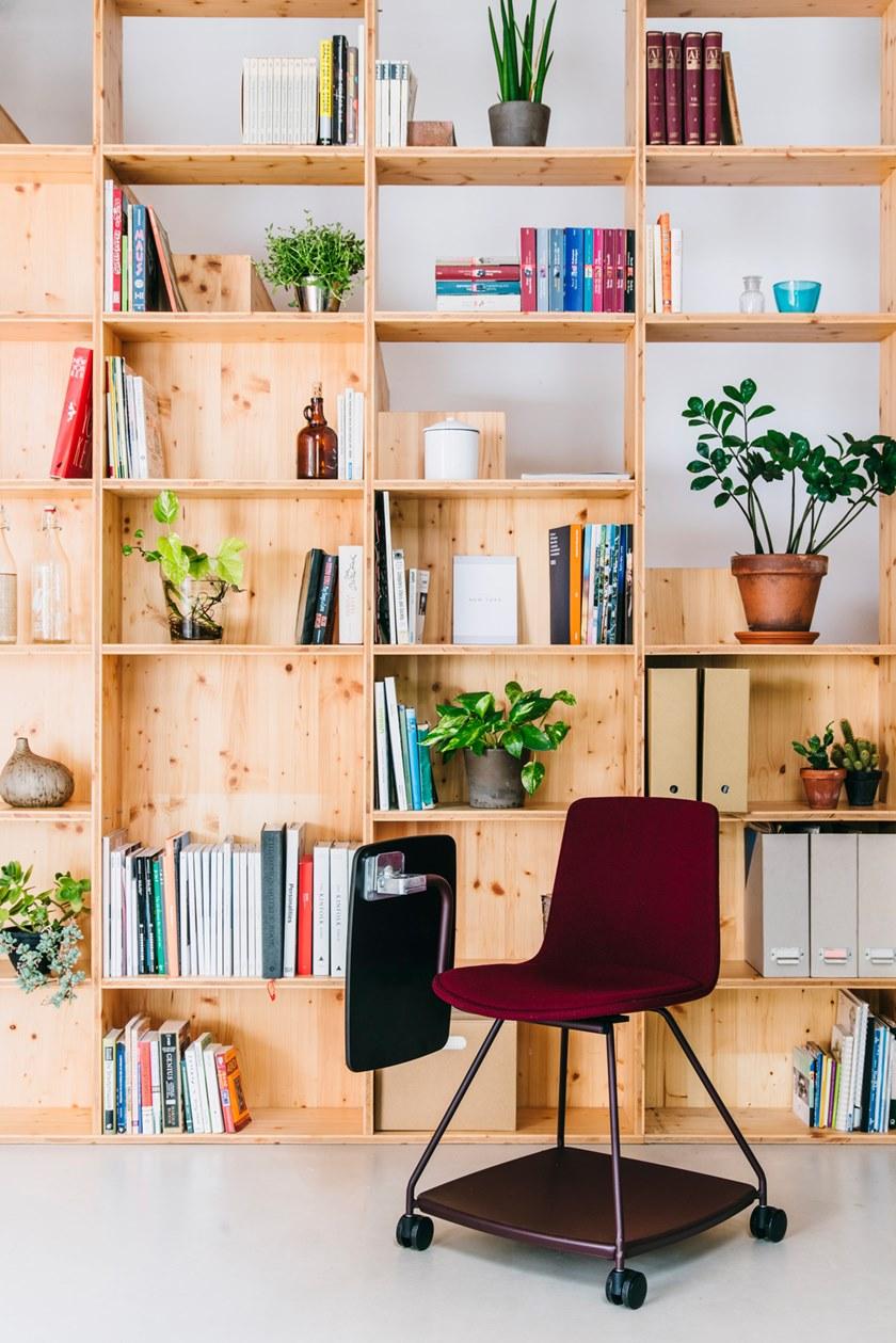 ENEA Стул для конференций из полипропилена с ящиком для хранения Tray sun-id-1463772 - Вид №13