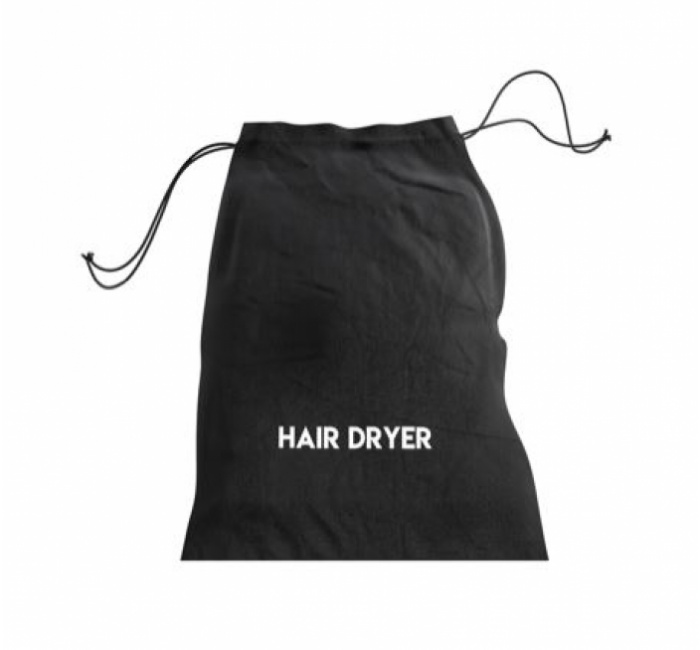 GW02 08 01 03B Genwec Фен ионный "BISE" черный с мешочком 1800Вт  - Вид №1