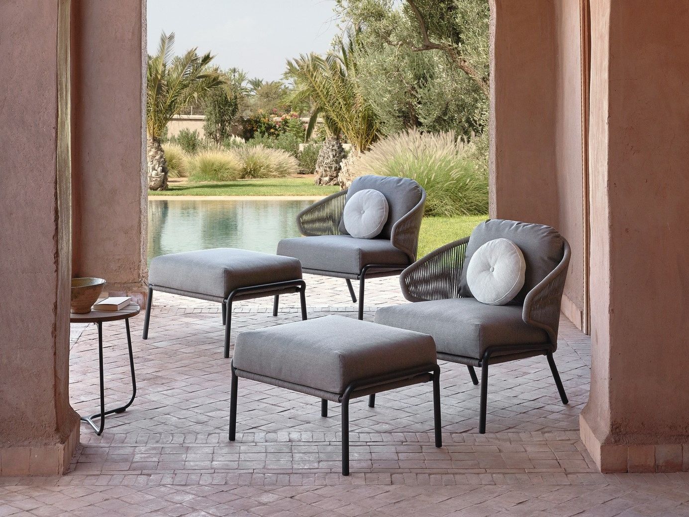 Ткань прямоугольная Садовая подставка для ног MANUTTI Radoc ARCH-00031128 - Вид №6