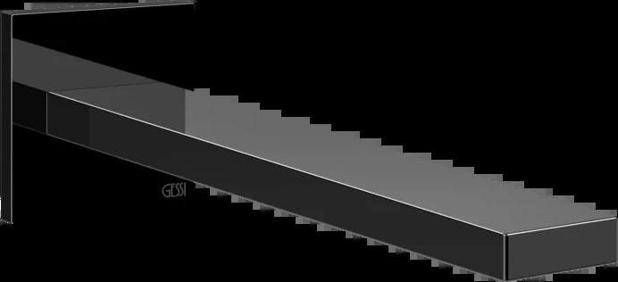 Носик для умывальника 73104 706 Gessi Inverso ЧЕРНЫЙ МЕТАЛЛ PVD