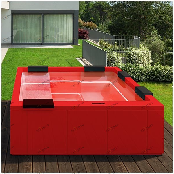 Бассейн Gruppo Treesse Maya Plus-V232I-K прямоугольный встроенный красный PLUSV232IK