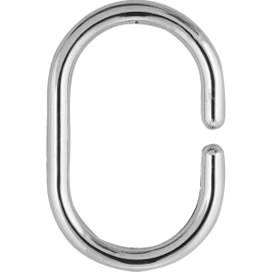 Кольца для шторок Sensea пластиковые цвет хром 12 шт.