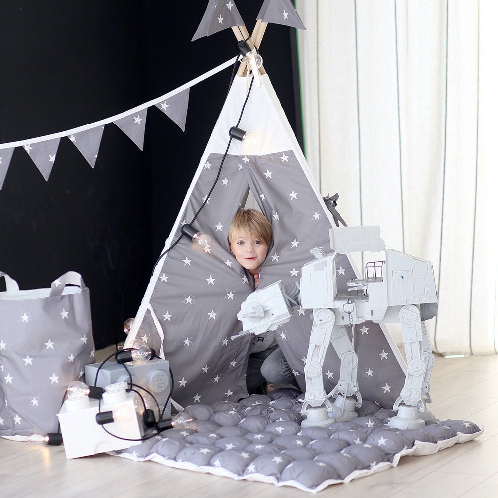 Гирлянда из 8 флажков Звездопад VAMVIGVAM ЗВЕЗДОПАД 282171 Серый Santreyd  - Вид №6