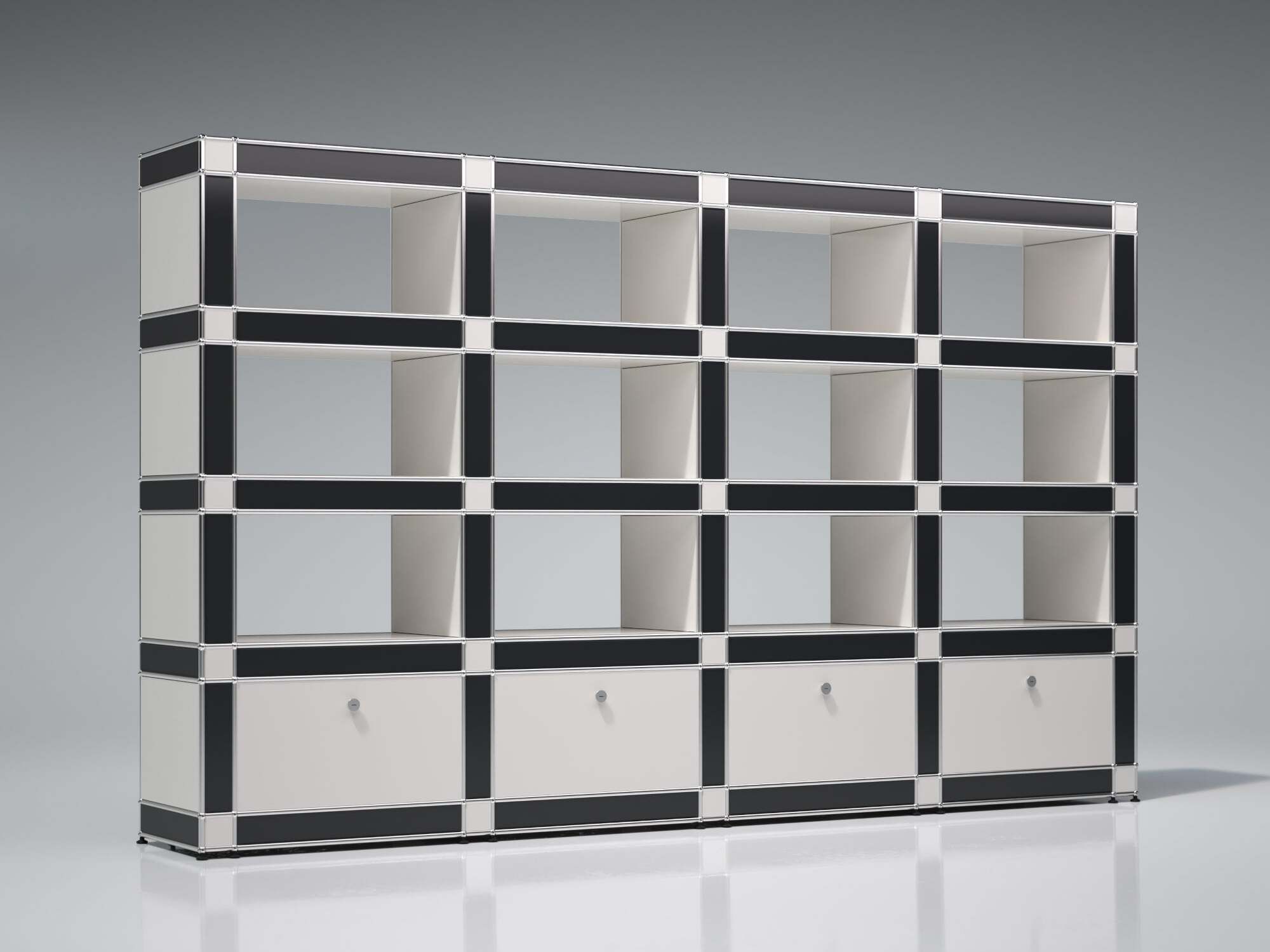 Модульная стальная самонесущая Книжная полка USM TESSELLATE ARCH-00091585 - Вид №3