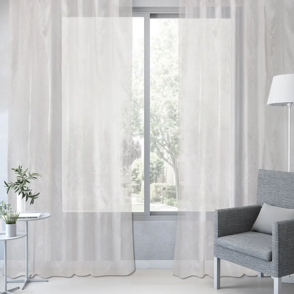 Тюль на ленте Inspire Dalia 250x280 см цвет бежевый 88311242 STLM-2198811  - Вид №5