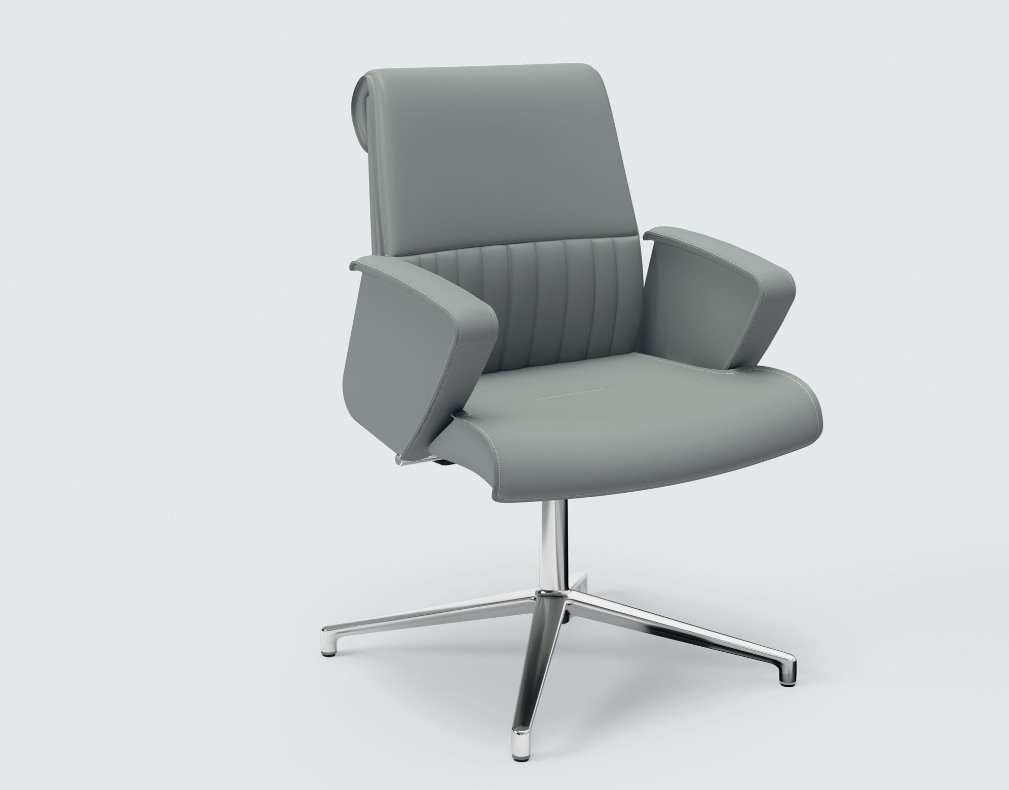 Спицевое кресло с подлокотниками для залов ожидания Ares Line Parlament ARCH-00035467 - Вид №2