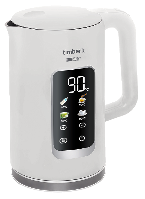 9203291 Электрочайник Timberk T-EK21S05 белый STDN-0122663 - Вид №3