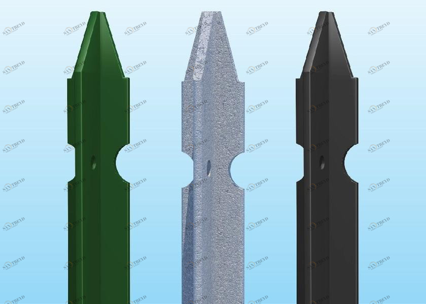 Ferro Bulloni Столб в "т" секции для поддержки металлических ограждений Pali per recinzioni con reti metalliche sun-id-1455240