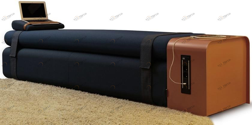 Marine Peyre Editions Мягкая скамья из ткани Gabriel® sun-id-1436272