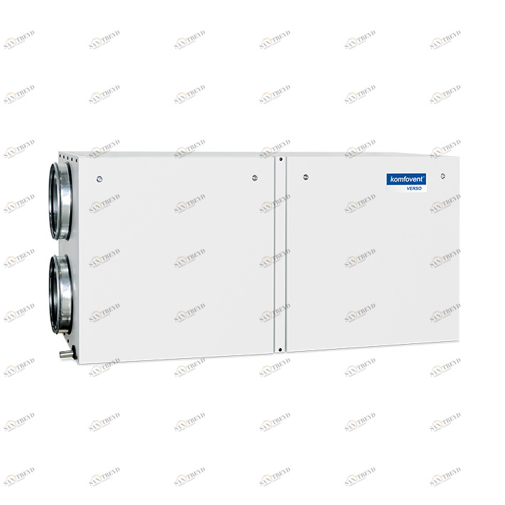 Приточно-вытяжная установка с пластинчатым рекуператором VERSO-P-1600-H KOMFOVENT sun-id-683319