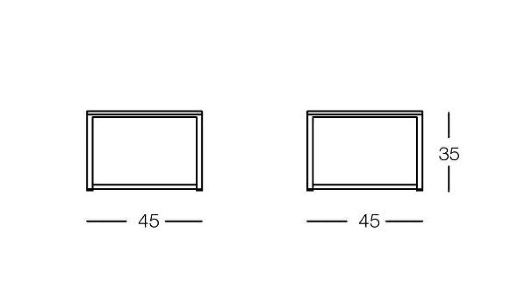 Club низкий стол 45x45 Bivaq sun-id-1986122 - Вид №3