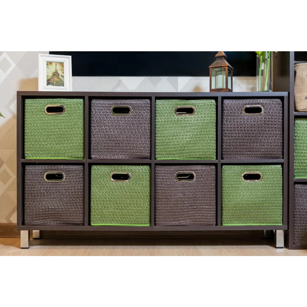 Стеллаж 8 секций 70x137,2x31,5 см, ЛДСП, цвет венге 18079685 STLM-2205991 Santreyd  - Вид №9