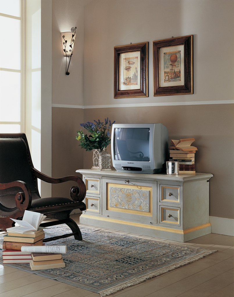 1666 Tifernoit Комод с 4 ящиками и клапаном Soggiorno  - Вид №1