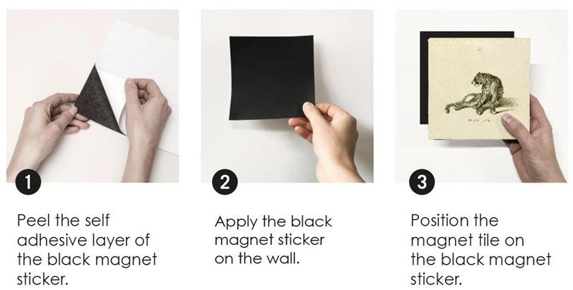 Groovy Magnets Настенный декоративный предмет из керамики Tiles M-tile-gr - Вид №5