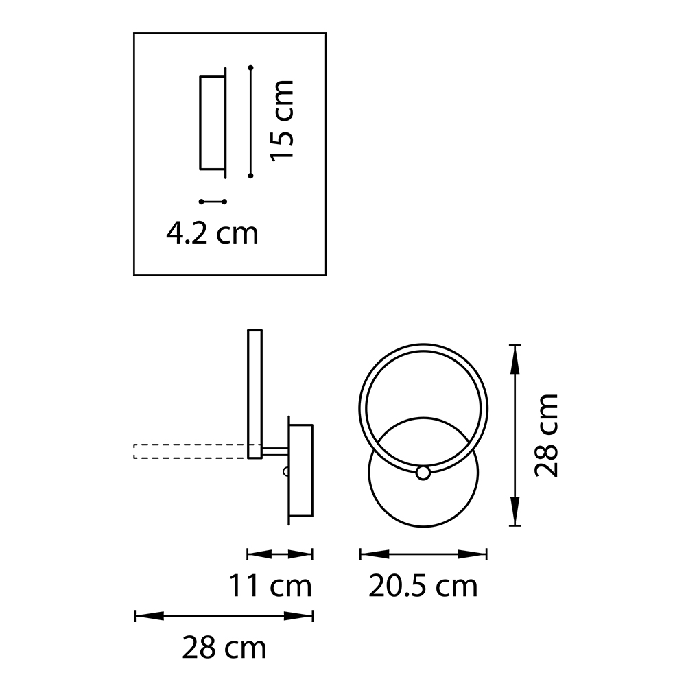 Бра Lightstar Breve 749614 LIGHTSTAR ОРИГИНАЛЬНЫЕ 109642 Белый  - Вид №1