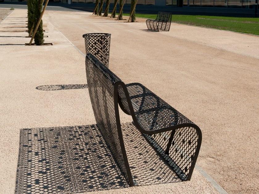 CYRIA Скамья из стали со спинкой Elinium sun-id-1409242 - Вид №5